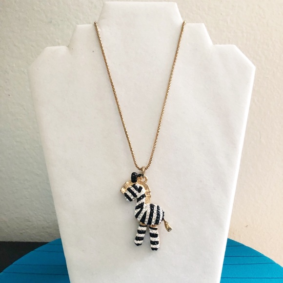 Black Zebra Necklace - Picture 4 of 5